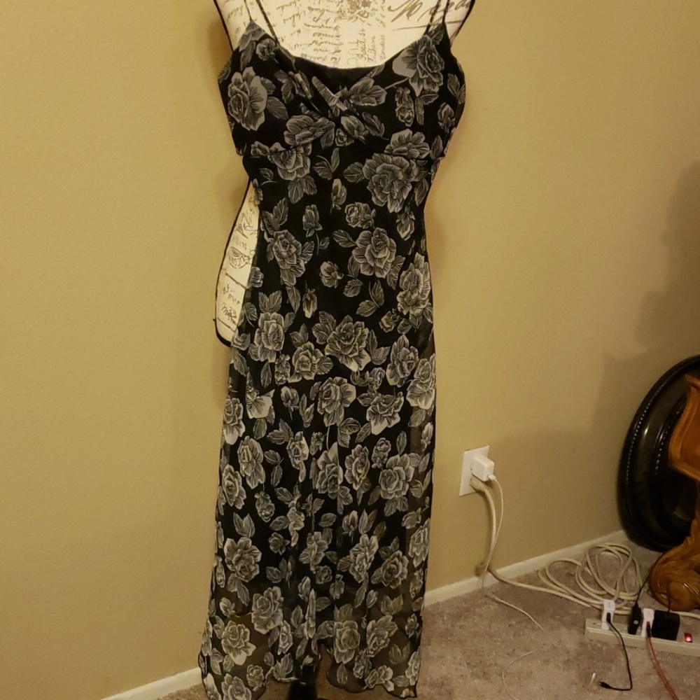 Black and white dress